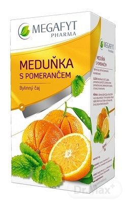 Megafyt Ovocný Meduňka s pomerančem 20 x 2 g