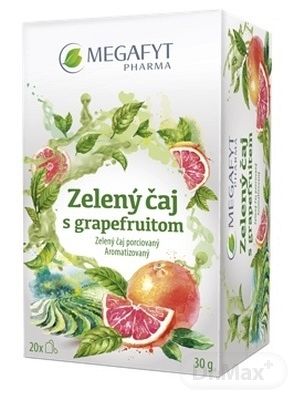 Megafyt Zelený čaj s grapefruitem 20 x 1,5 g