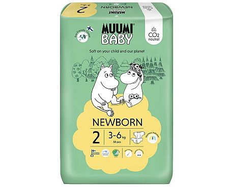 Muumi Baby Mini 3-6 kg 58 ks