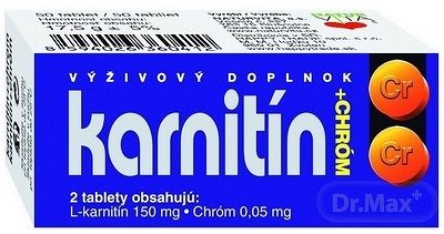 NATURVITA Karnitín + Chróm 50 tabliet