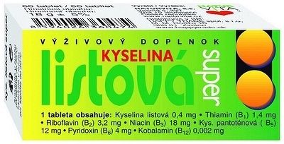 Naturvita Kyselina listová Super 60 tabliet