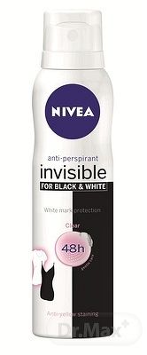 Nivea Invisible for Black & White Clear deospray 150 ml