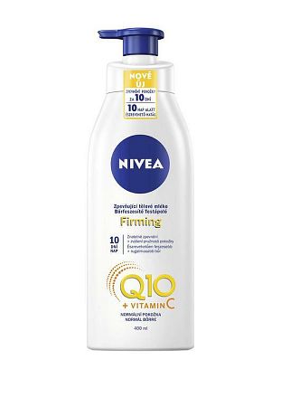 Nivea Q10 Plus Firming spevňujúce telové mlieko na normálnu pokožku 400 ml