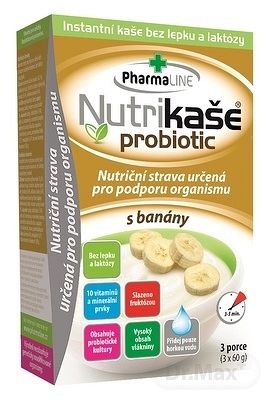 Nutrikaše probiotic s banány 180 g