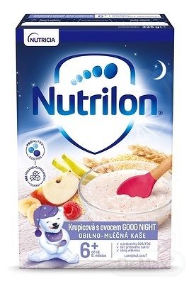 Nutrilon Krupicová kaše s ovocem GOOD NIGHT 225 g