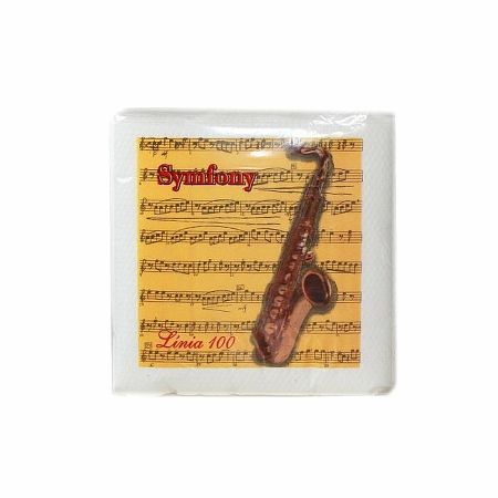 Obrúsky biele 140g 33x33 Symfony Línia