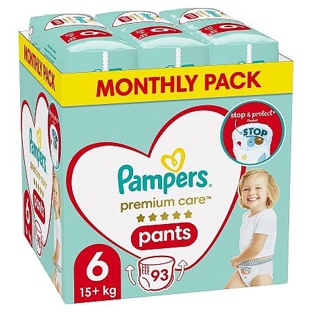 Pampers Premium Pants MSB S6 15+kg 93ks