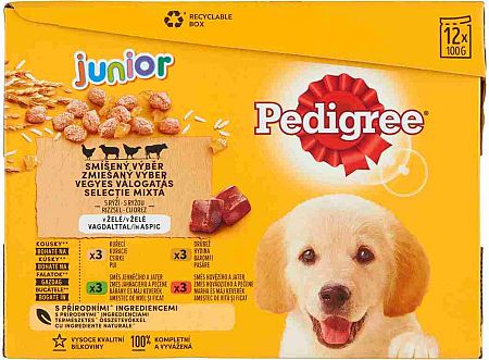 Pedigree Junior multipack 12 x 100 g