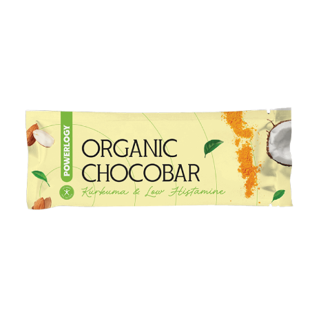 Powerlogy Organic Kurkuma Chocobar 40% 50 g