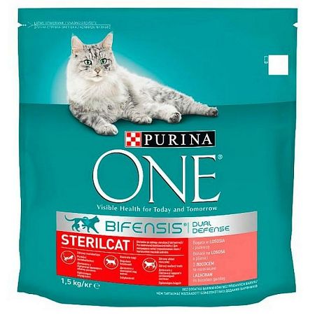 Purina ONE Adult Sterilcat Salmon 1,5 kg