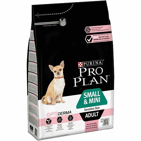 Purina Pro Plan Small & Mini Adult Sensitive Skin losos 3 kg