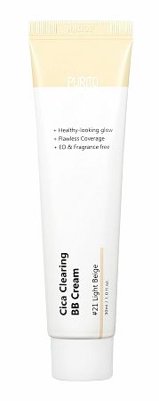 Purito Cica Clearing BB krém s UVA a UVB filtrami 21 Light Beige 30 ml