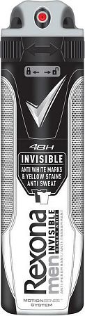 Rexona Men Invisible Black + White deospray 150 ml