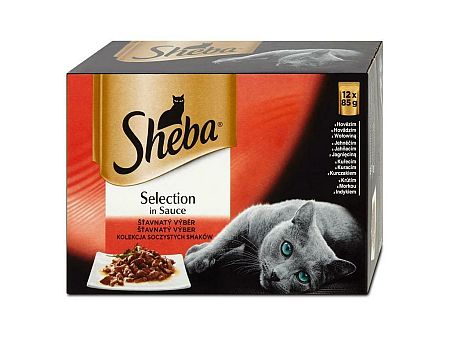 Sheba Select Slices in Gravy Šťavnatý výber 12 x 85 g