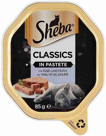 SHEBA Teľacie kuracie 85 g