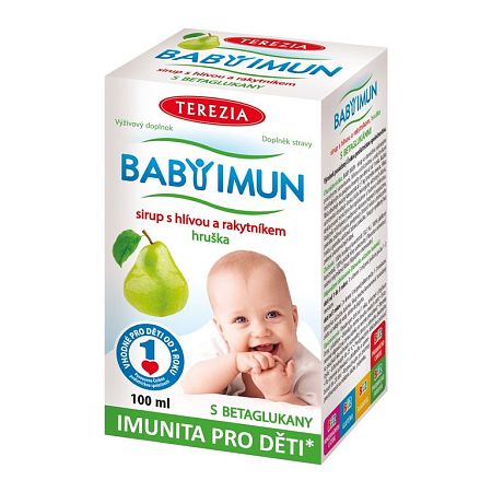 Terezia Company Baby Imun sirup s hlivou a rakytníkom príchuť hruška 100 ml