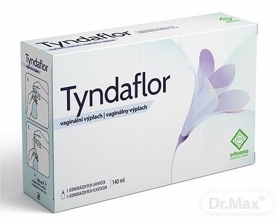 Tyndaflor vaginálny výplach fľaštičky 5 x 140 ml