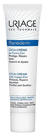 Uriage Bariéderm Cica Repairing Cream with Cu-Zn reparačný krém s obsahom medi a zinku 100 ml