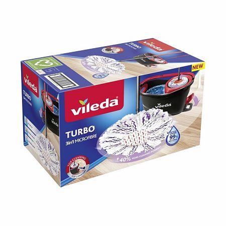 Vileda 167751 Turbo 3v1 Microfibre Rotačný mop