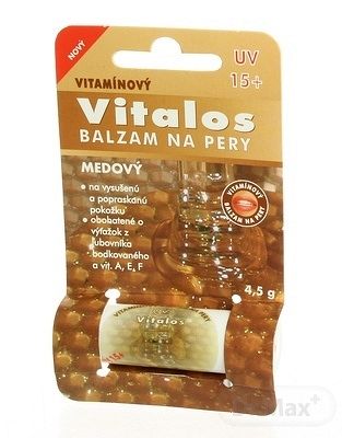 Vitalos balzam na pery medový UV5+ 4,5 g