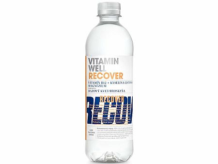 Vitamin Well Recover bazový kvet-broskyňa 500 ml