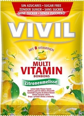 Vivil Multivitamín citron+meduňka 8vit. bez cukru 60g