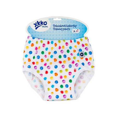 XKKO Tréningové nohavičky Organic Watercolor Polka Dots L