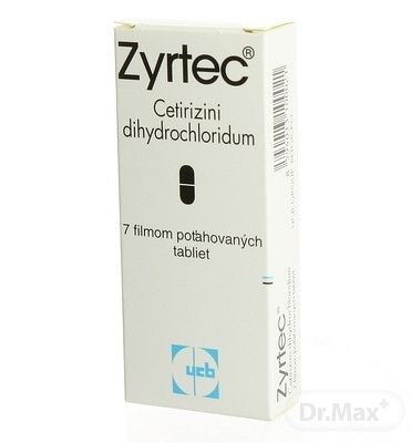 Zyrtec tbl.flm.7 x 10 mg