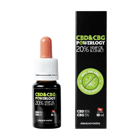 POWERLOGY Powerlogy CBD + CBG 10 ml