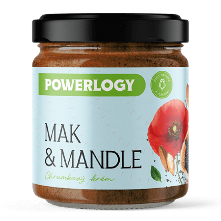 POWERLOGY Powerlogy Mak a Mandle Krém 330 g